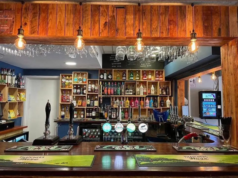 The bar and drinks at Bar 7 in Upton upon Severn